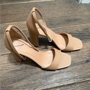Aldo Tan Block Heel Sandals